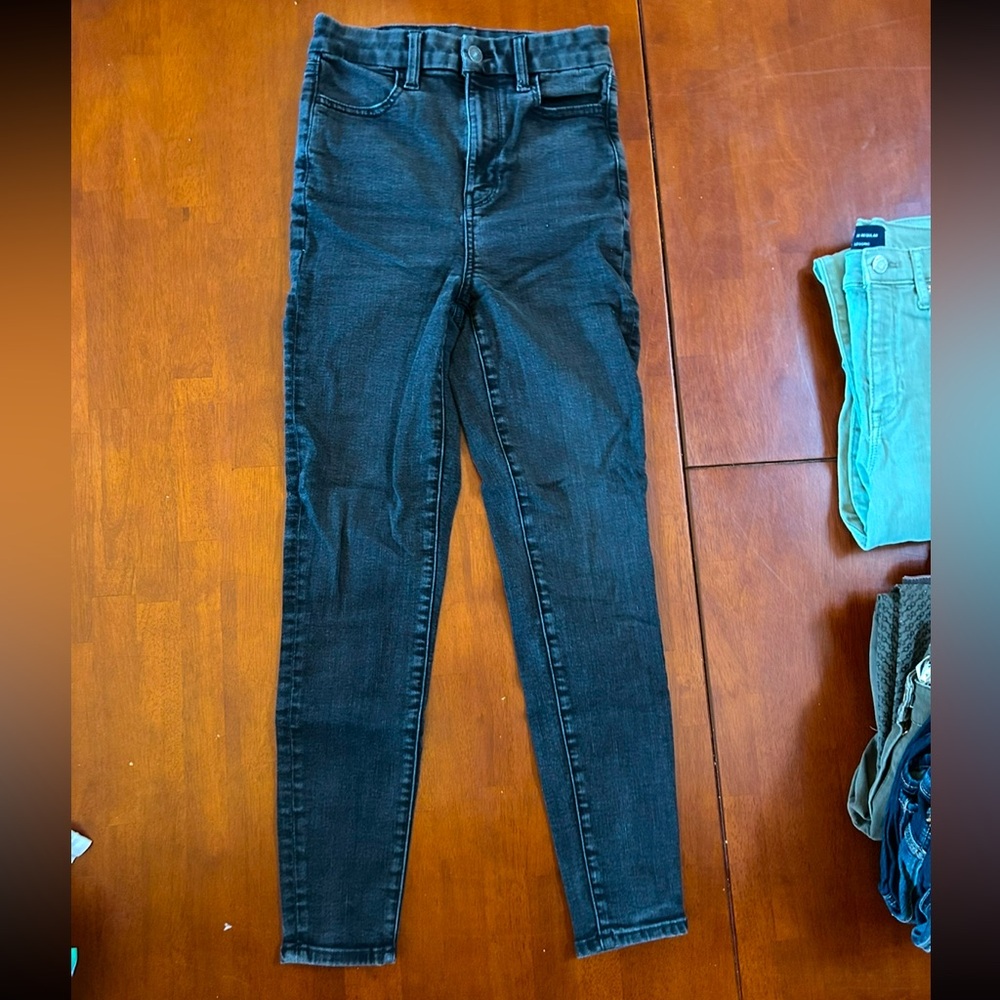 Women's American eagle ae next level stretch skinny jeans jegging size 2 short
